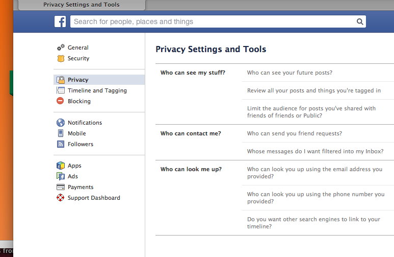 facebook photo privacy settings